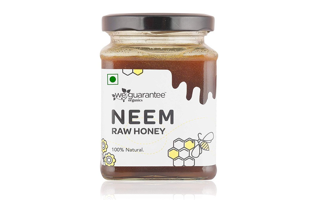 Weguarantee Organics Neem Raw Honey    Glass Jar  300 grams